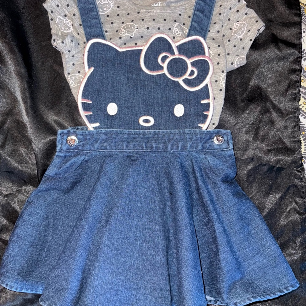 Hello Kitty Denim Skirt for Kids